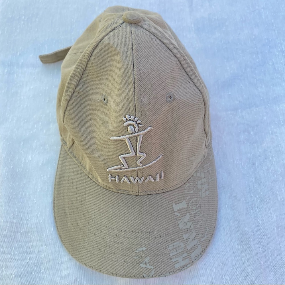 Surfware Tan Hawaii Embroidered Cap-Hawaiian Classics